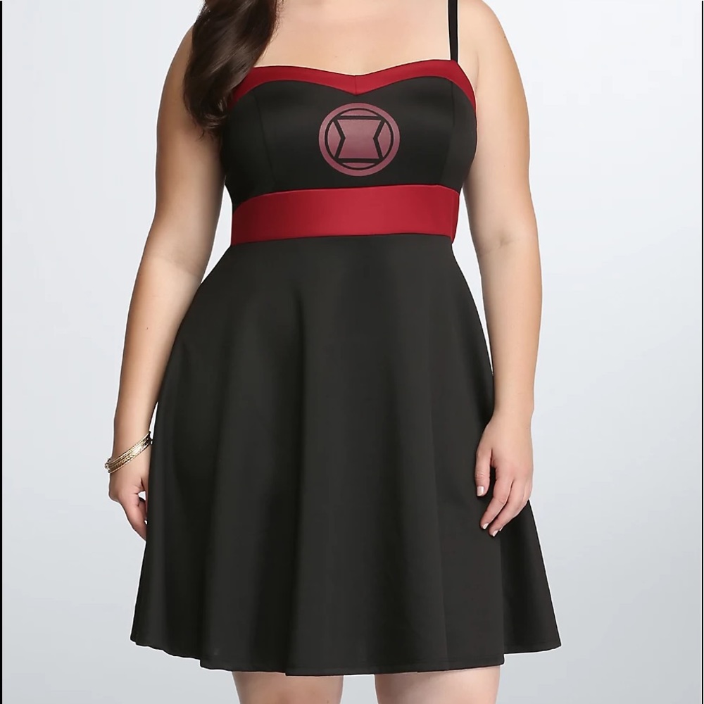 Torrid Black Widow Cosplay Dress